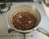 ラカントSで低カロ！小豆甘煮♪作り方3写真
