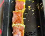 卵ベーコンチーズ巻き作り方5写真