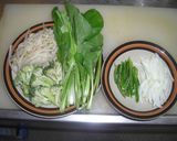 野菜大盛ビビンバ風ちやんぽん作り方1写真