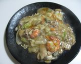 五目あんかけ焼ちゃんぽん麺作り方11写真