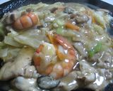 五目あんかけ焼ちゃんぽん麺作り方12写真