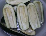 茄子の挽肉はさみ煮♡余ったタネで巾着煮作り方2写真