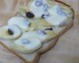 チーズ　on　レーズンバナナトースト作り方5写真