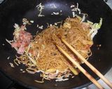マフィンの焼きそばサンド作り方1写真