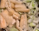 焼き麩と白ネギのお味噌汁作り方1写真