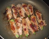 オクラのピリ辛牛肉ゴマダレ巻き作り方5写真