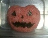 キャラ弁 ハロウィンお化けカボチャ作り方2写真