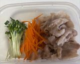 冷しゃぶサラダうどん作り方3写真