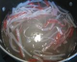 かにかまだけど…中華風♪かに玉春雨スープ作り方2写真