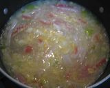 かにかまだけど…中華風♪かに玉春雨スープ作り方3写真