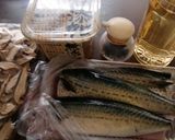 スライス干しシイタケを使ってサバの味噌煮作り方1写真
