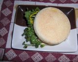 マフィンでなめたけチーズ＆カイワレ作り方4写真