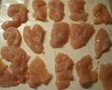 鶏胸肉のオリーブオイルパン粉焼き作り方1写真