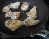 鶏胸肉のオリーブオイルパン粉焼き作り方4写真