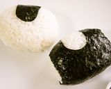 ＊キャラ弁＊　モノクロうさぎちゃん作り方3写真