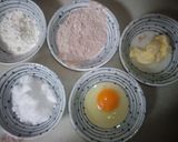 ミニマーブルパウンドケーキ☆作り方1写真