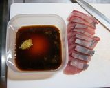 鰤のわさび醤油漬け作り方1写真