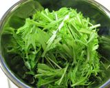 野菜不足の夫に☆水菜のハリハリナムル風作り方1写真