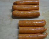 ぐるぐる巻きチョリソーベーグル作り方2写真