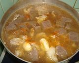 とろとろ牛スジの味噌煮込み作り方4写真