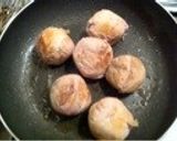 ♥ジューシー肉巻きおにぎり♥作り方4写真