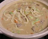 豆乳入り味噌煮込みうどん鍋作り方10写真