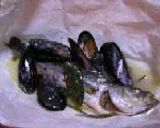 白身魚とハーブの紙包み焼き作り方10写真