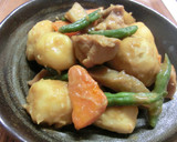 里芋と鶏肉のこくまろ煮作り方8写真