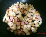 根菜とベーコンのコロコロ炒め作り方3写真