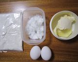 小さなバラのマドレーヌ★作り方1写真
