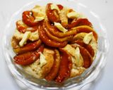 焼き林檎のシナモンメープルパンプディング作り方6写真