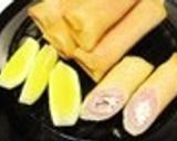 水切りヨーグルトとロースハムの春巻き作り方6写真