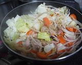 ちゃんぽん風　スープスパゲティー作り方4写真