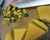 皮つきかぼちゃのどっしりケーキ★作り方1写真