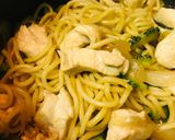 玉ねぎ＆ゴーヤーの和風鶏焼きそば作り方3写真
