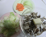 バター醤油舞茸と野菜のちゃんぽん作り方1写真