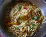 素麺消費♪　オープンオムレツ作り方3写真