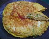 素麺消費♪　オープンオムレツ作り方4写真