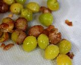銀杏の翡翠揚げとむかごの混ぜご飯作り方6写真