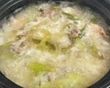 出汁が染みる★鶏肉と長ネギの極上とりネギ雑炊作り方4写真