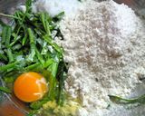 簡単!混ぜるだけ!〜ニラせんべい〜作り方2写真