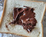 ランチに♪食パンでガトーショコラトースト作り方1写真