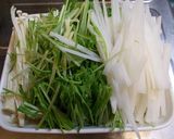 肉団子と大根のすき煮作り方1写真