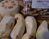 里芋＋レンコンのハーブミックス味煮物作り方1写真