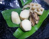 里芋＋レンコンのハーブミックス味煮物作り方4写真