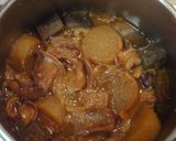 牛スジと牛モツのぜいたく味噌煮込み☆作り方7写真