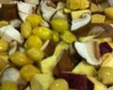 かぼちゃさつまいもぎんなん炊き込みご飯☆作り方2写真