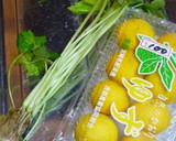 白子の湯引き　三つ葉と柚子のあんかけ作り方1写真
