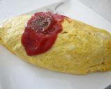 スプーンでパスタ☆オムライス風作り方6写真