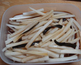 大根の皮の即席漬け作り方1写真